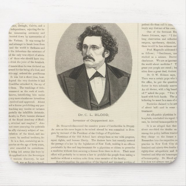 Sauerstoffluft Mousepad (Vorne)