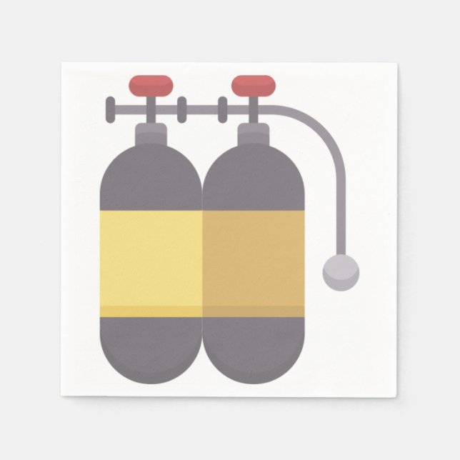 Sauerstofftank Serviette (Vorderseite)