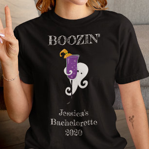 Saufreie Junggesellinnenparty Geister-Cocktail Hal T-Shirt