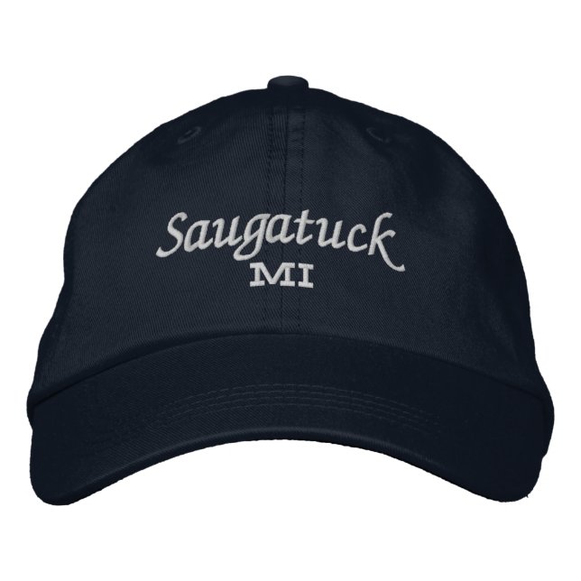Saugatuck Michigan Casquette de baseball brodé (Devant)