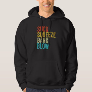 Saugen Quetschen Knall Blasen Lustiger Mechaniker Hoodie