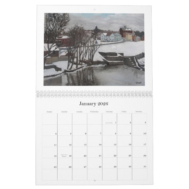 Saugerties, calendrier de New York 2009 (Jan 2026)