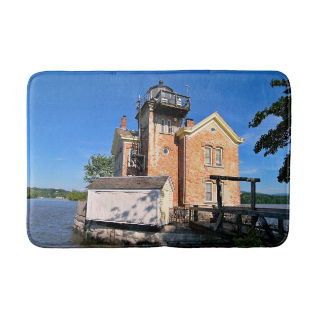 Saugerties Lighthouse, New York Bath Mat Badematte (Vorderseite)