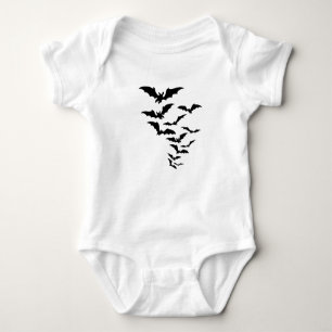 Säugling Bodysuit-Halloween-Fledermäuse Baby Strampler