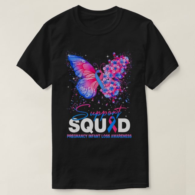 Säugling für schwangere Bekanntheit Unterstützung  T-Shirt (Design vorne)