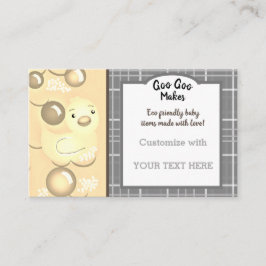 Säugling/Kinderzimmer/Kautschukentschwanzung Neutr Visitenkarte