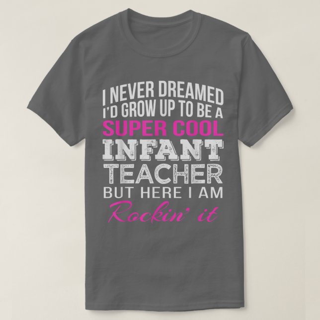 Säugling LehrerFunny Geschenkgutschrift T-Shirt (Design vorne)