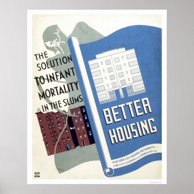 Säugling Mortality Solution 1936 WPA Poster (Vorne)
