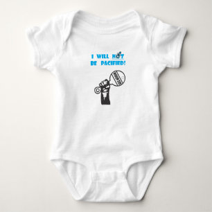 Säugling Strampler/Baby Bodysuit - Kein Schnuller! Baby Strampler