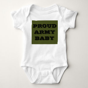 Säugling Strampler Proud Army Baby
