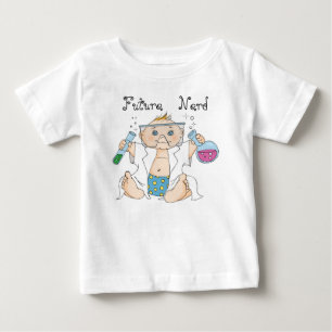 Säugling T - Shirt / Zukünftiger Nerd / Junge