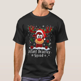 Säugling Teacher Squad Reindeer Xmas Buffalo Karie T-Shirt