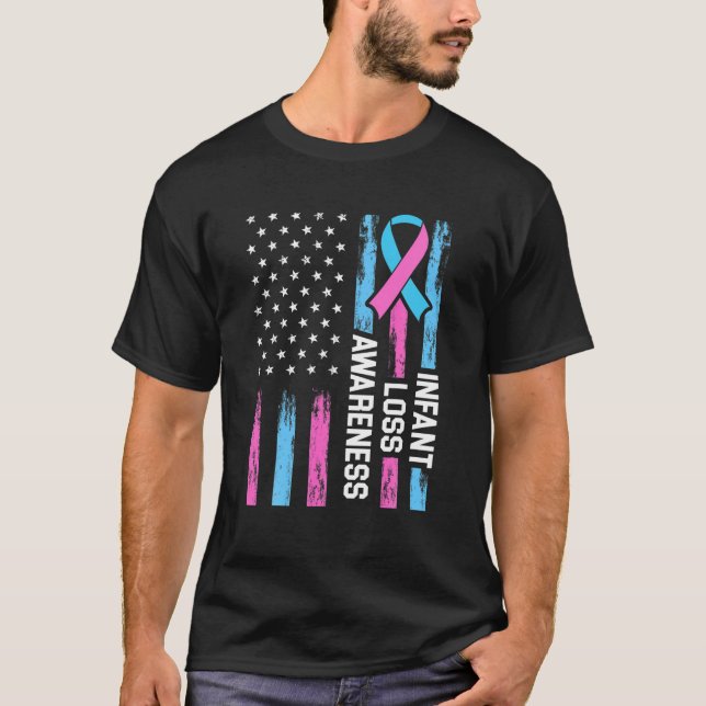 Säugling Verlust der Schwangerschaft Fehlgeburt de T-Shirt (Vorderseite)