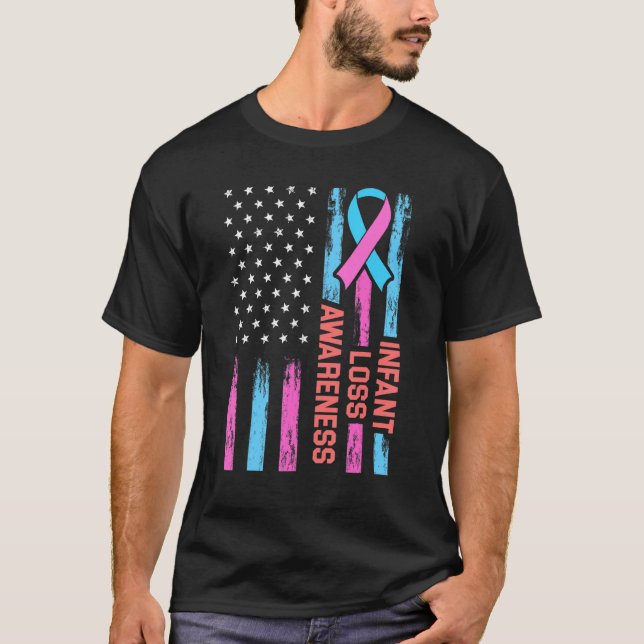 Säugling Verlust der Schwangerschaft Fehlgeburt de T-Shirt (Vorderseite)