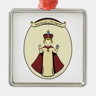 Säugling von Prag-Verzierung Silbernes Ornament