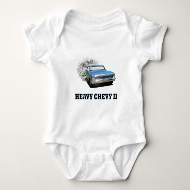 Säuglings-Shirt mit Chevy II Baby Strampler (Vorderseite)