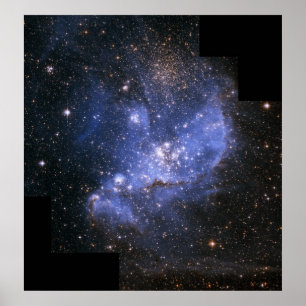 Säuglings-Sterne in der kleinen Magellanic Wolke Poster
