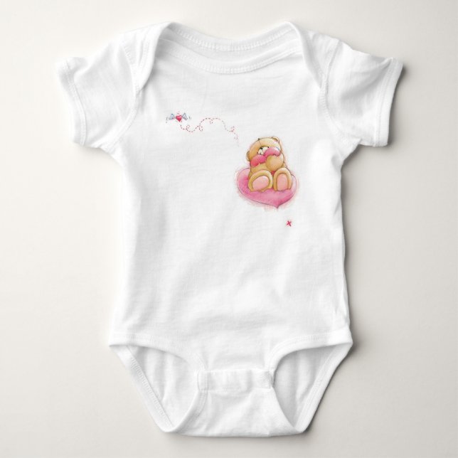 Säuglings-Strampler/Teddy-Bär Baby Strampler (Vorderseite)