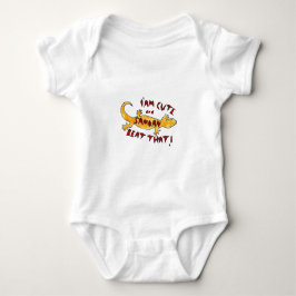 Säuglingskriechpflanze "ich bin niedlich und baby strampler