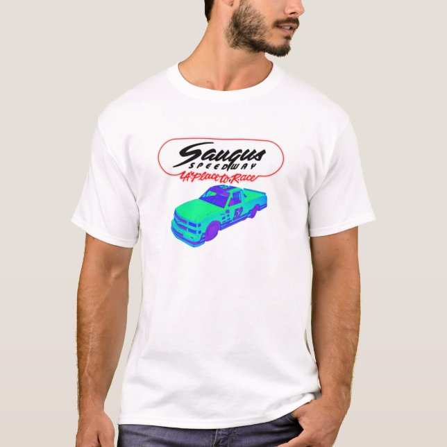 Saugus speway supertruck T-shirt léger (Devant)