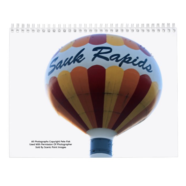 Sauk Rapids Pictorial Calendar 2026 Kalender (Rückseite)