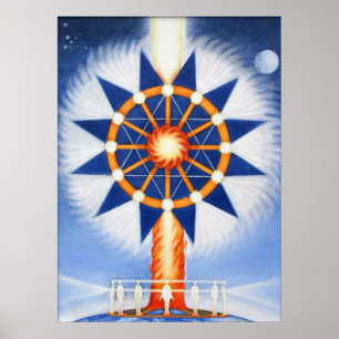 Säule des Feuers u. der Angelegenheiten wird es Poster