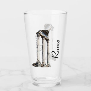 Säulen aus antiken Steinen Glas