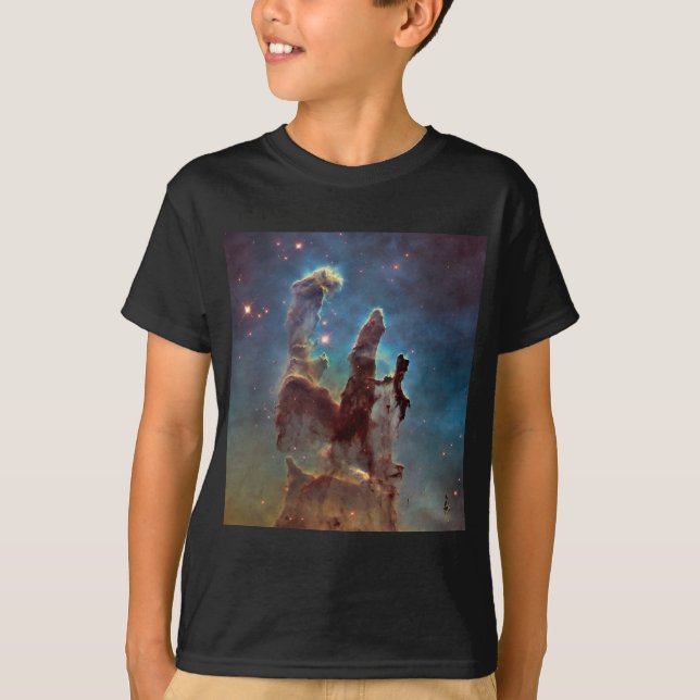 Säulen der Schöpfung, Adlernebel Hubble Space T-Shirt (Vorderseite)