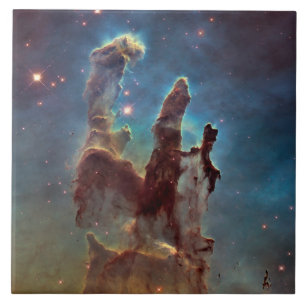 Säulen der Schöpfung, Adlernebel Hubble-Weltraumte Fliese