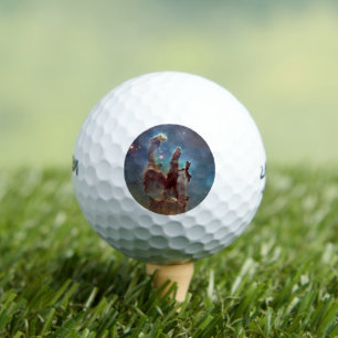 Säulen der Schöpfung, Adlernebel Hubble-Weltraumte Golfball
