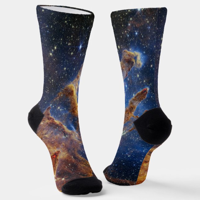 Säulen der Schöpfung im Adlernebel Socken (Gewinkelt)