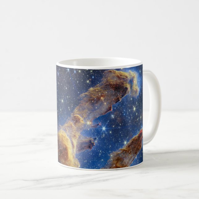 Säulen der Schöpfung James Webb Hi-Res 2022 Kaffeetasse (VorderseiteRechts)