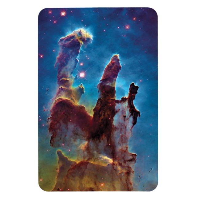 Säulen der Schöpfung M16 Adlernebel WeltraumFoto Magnet (Vertikal)