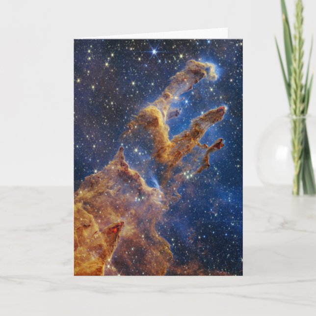 Säulen der Schöpfung sehen aus wie T-Rex Karte (Vorderseite)