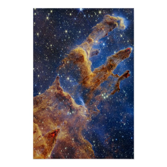 Säulen der Schöpfung sehen aus wie T-Rex Poster (Vorderseite)