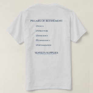 Säulen der Verfeinerung T-Shirt