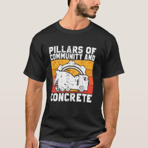 Säulen des gemeinschaftlichen und des konkreten st T-Shirt