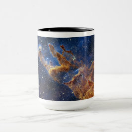 Säulen des Schöpfungsadlernebels Webb Teleskop Tasse