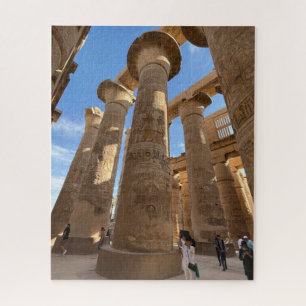 Säulen des Tempels von Karnak Luxor Ägypten