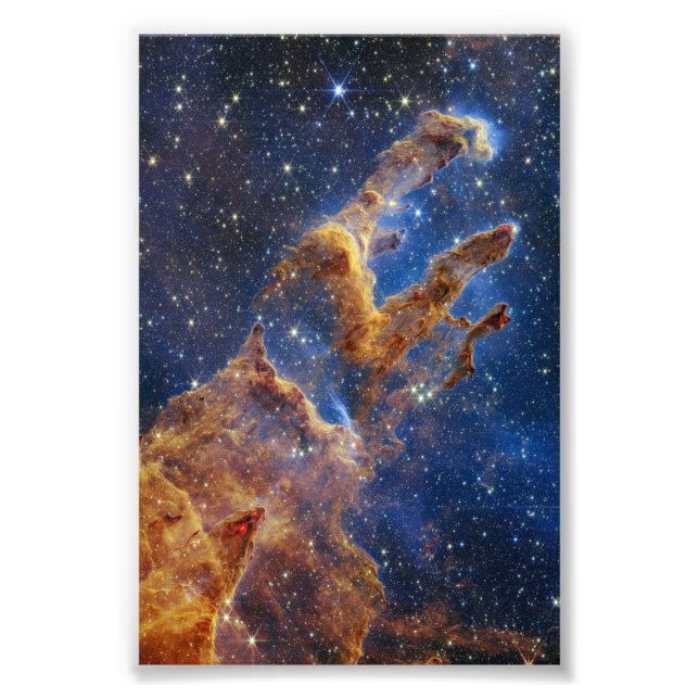 Säulen Erstellung Webb Space Telescope Science nas Fotodruck (Vorne)