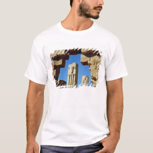 Säulen verziert mit stilisiertem Lotos T-Shirt