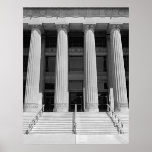 Säulen von Angel Hall Poster