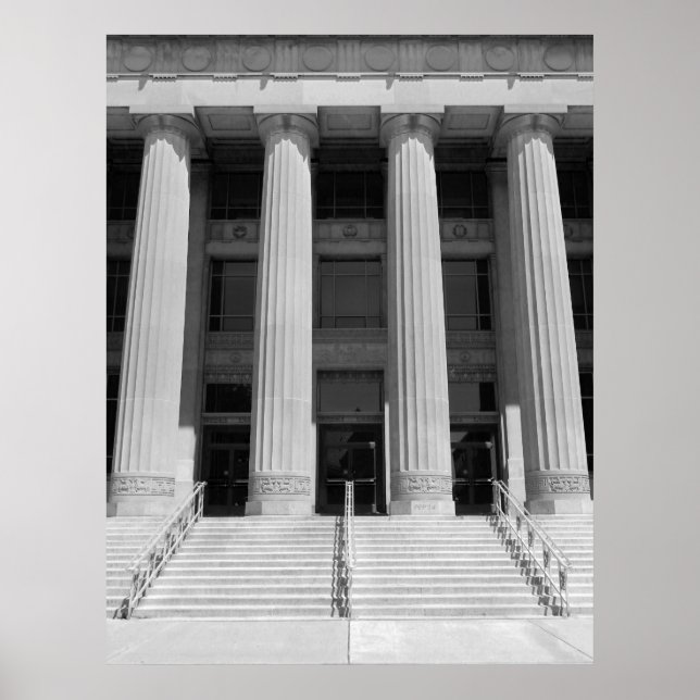 Säulen von Angel Hall Poster (Vorne)