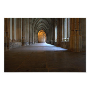 Säulengang, Dom-Kirche, Utrecht Fotodruck