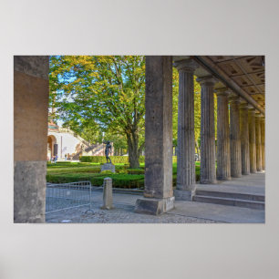 Säulenhalle, Museumsinsel, Berlin Poster
