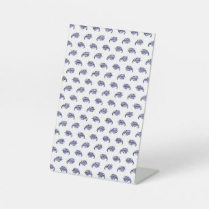 Säulenplakat Sockelschild