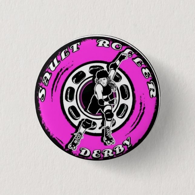 Sault Rollen-Derby-Knopf Button (Vorderseite)