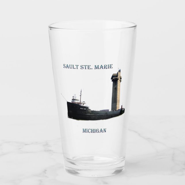 Sault Ste Marie-Michigan-Glas Glas (Vorderseite)