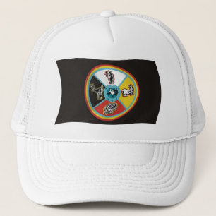 Sault Ste. Marie Tribe Flag Hat Truckerkappe