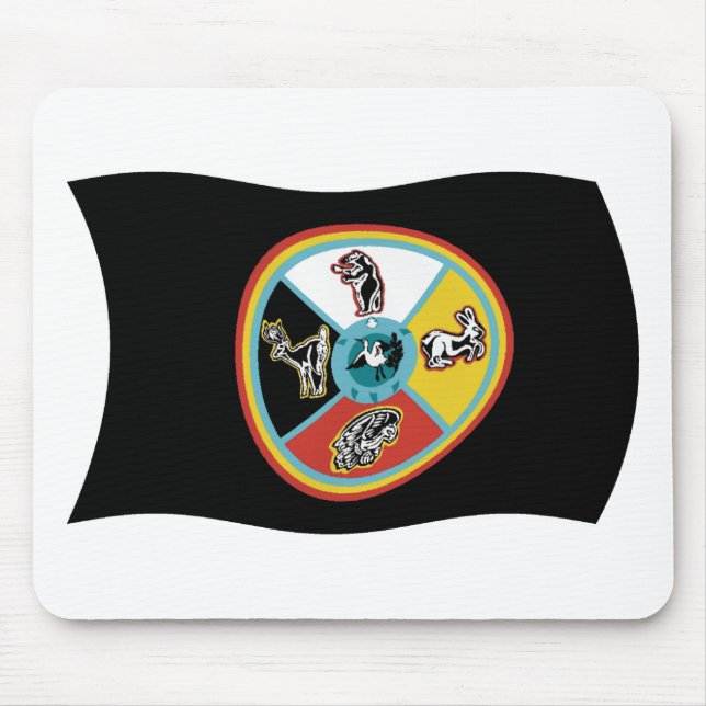Sault Ste. Marie Tribe Flag Mousepad (Vorne)
